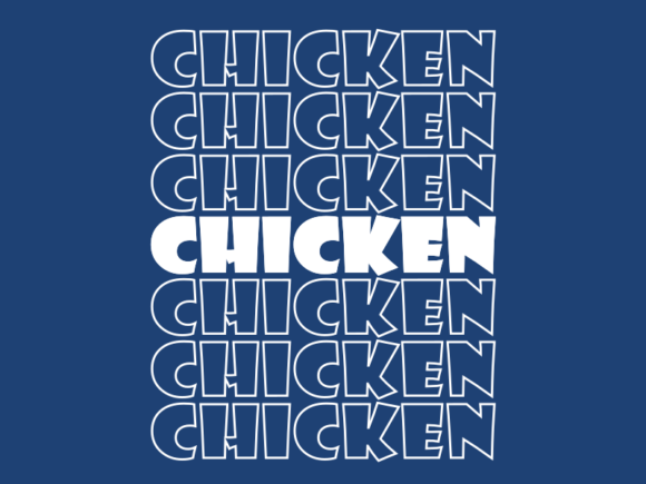 Chicken Svg Cut File Graphics for Print Templates