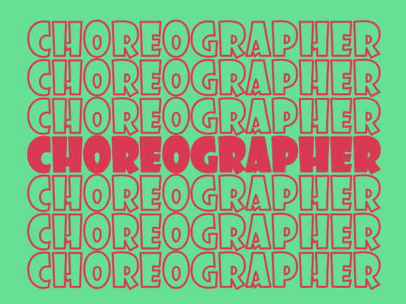 Choreographer Svg Cut File Graphics for Print Templates
