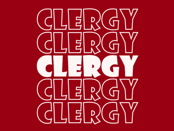 Clergy Svg Cut File Graphics for Print Templates