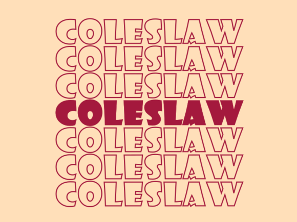 Coleslaw Svg Cut File Graphics for Print Templates