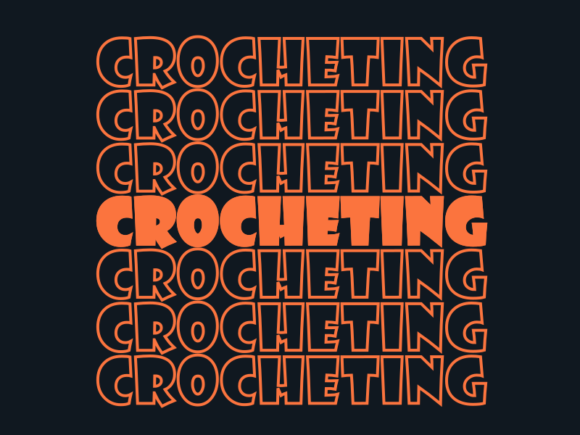Crocheting Svg Cut File for Modern Graphics and Print Templates