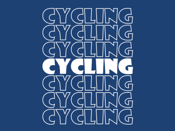 Cycling Graphics for Print Templates