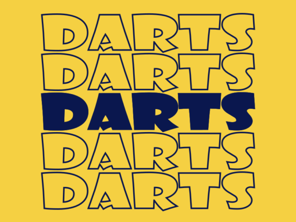 Darts Svg Cut File Graphics for Print Templates
