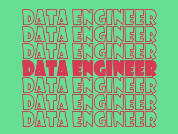 Data Engineer Graphics for Print Templates