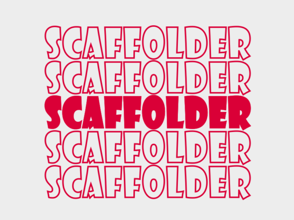 Scaffolder Svg Cut File for Modern Graphics and Print Templates