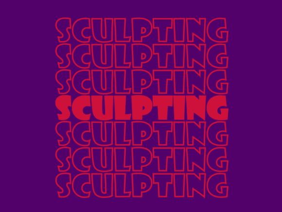 Sculpting Svg Cut File Graphics for Print Templates