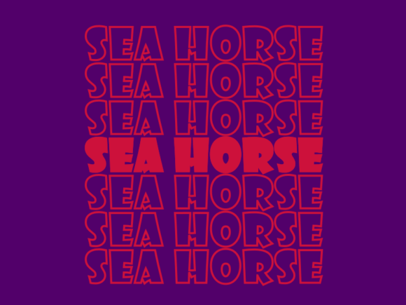 Sea Horse Svg Cut File Graphics for Print Templates