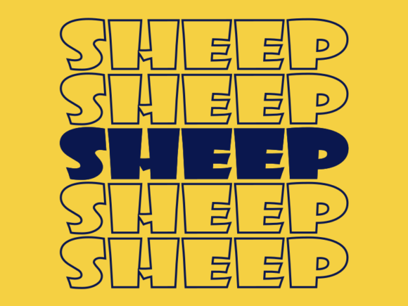 Sheep Svg Cut File Graphics for Print Templates