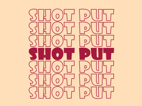 Shot Put Svg Cut File: A Graphic for Modern Branding