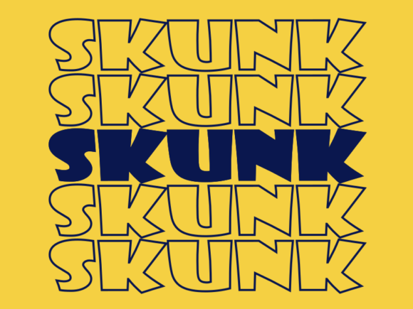 Skunk Svg Cut File: A Graphic for Local Branding