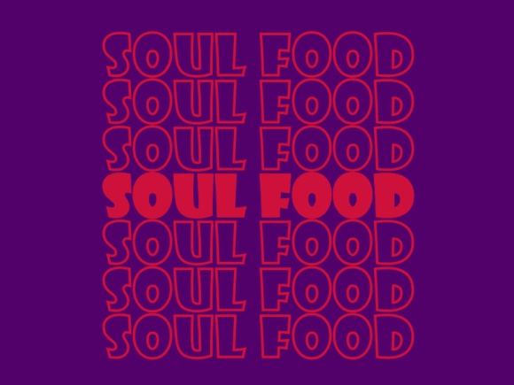Soul Food Svg Cut File Graphics for Print Templates