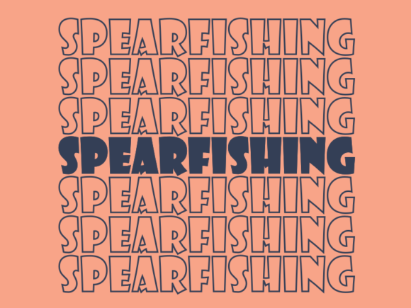Spearfishing Svg Cut File Graphics for Print Templates