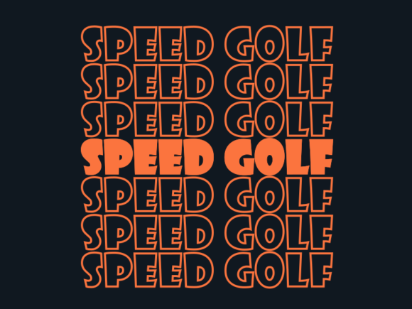 Speed Golf Graphics for Print Templates