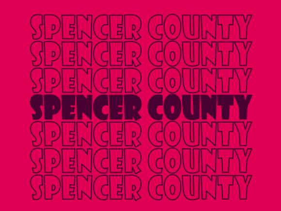 Spencer County Svg Cut File Graphics for Print Templates