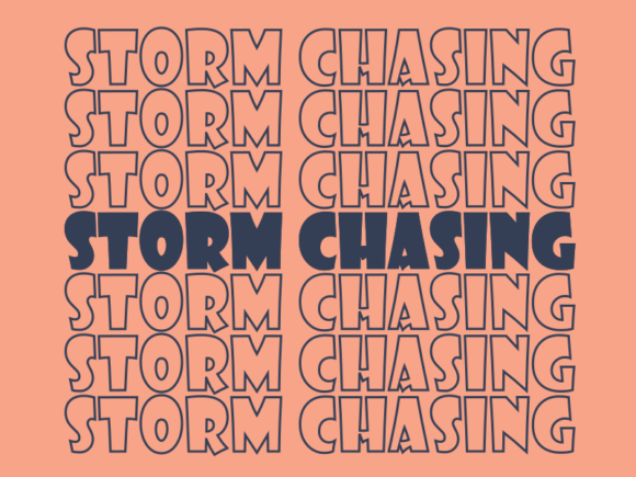 Storm Chasing Graphics for Print Templates