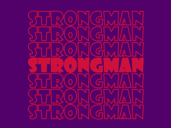 Strongman Svg Cut File Graphics for Print Templates