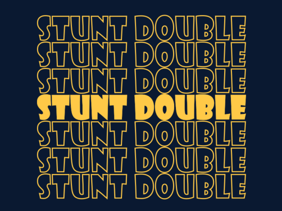 Stunt Double Graphics for Print Templates