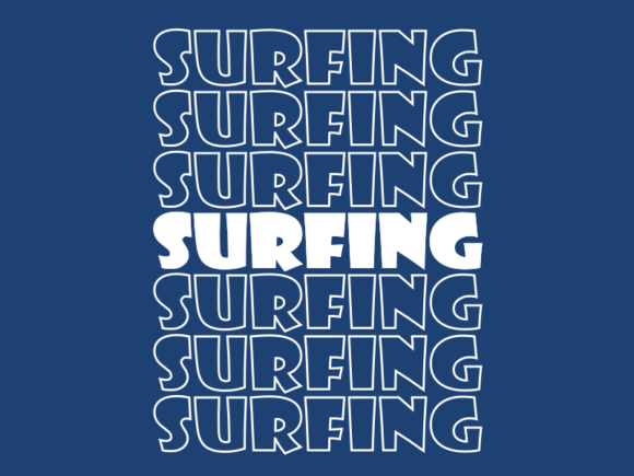 Surfing Svg Cut File Graphics for Print Templates