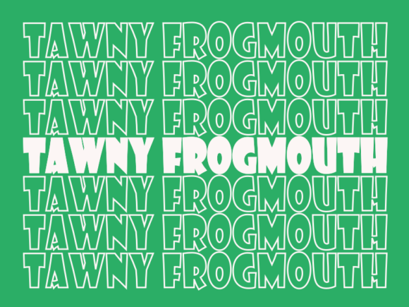 Tawny Frogmouth Svg Cut File