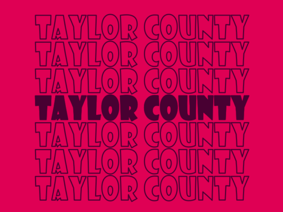 Taylor County Svg Cut File Graphics for Print Templates