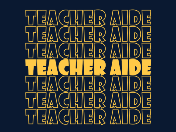 Teacher Aide Svg Cut File Graphics for Print Templates