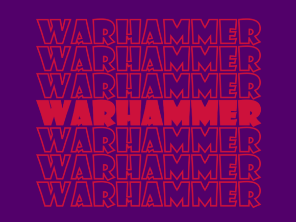 Warhammer Svg Cut File Graphics for Print Templates