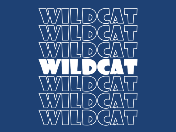 Wildcat Svg Cut File Graphics for Print Templates