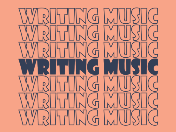 Writing Music Svg Cut File