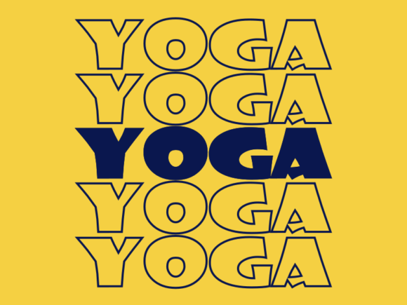 Yoga Svg Cut File: A Graphic for Modern Branding